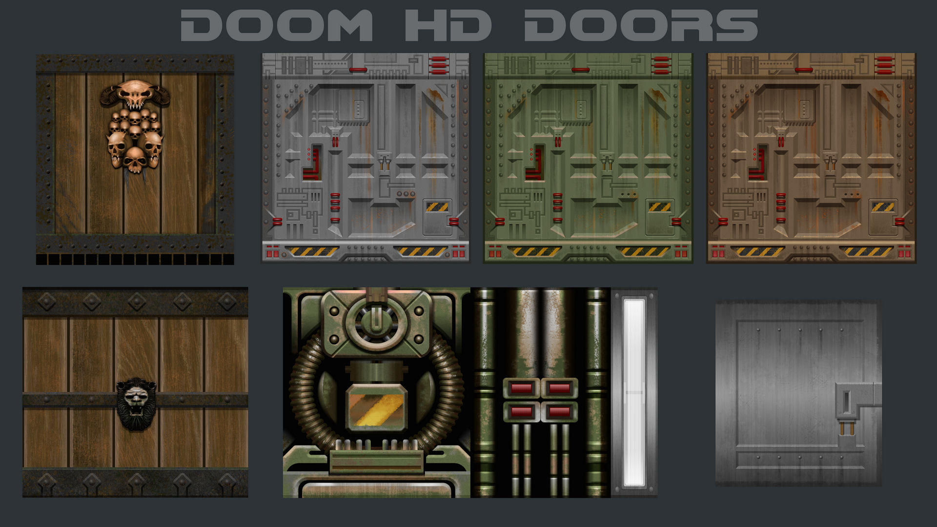 Wallpaper #qGcACpMBSpphPi3-2dI6210 Doom HD Doors Update 179 23 Addon Moddb