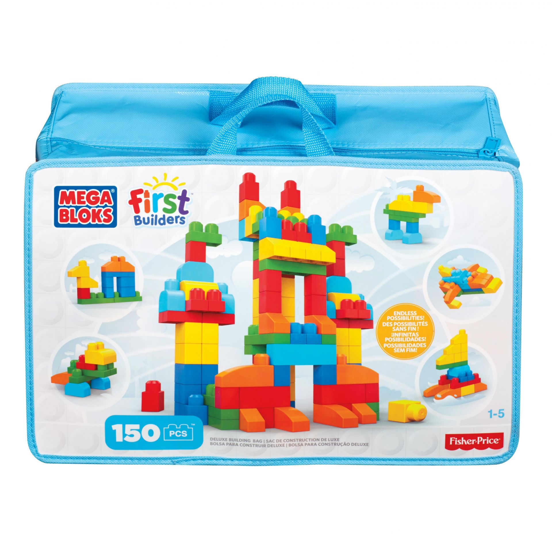 Wallpaper #634d6 Mega Bloks First Builders Big Building Bag with Big Building Blocks