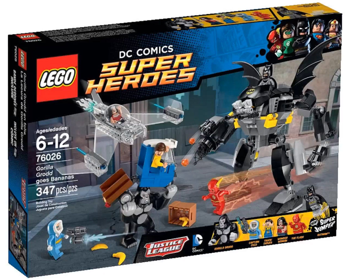 Wallpaper #HJ__V5MBcUVgGJNo87AR117 2015 Lego DC Gorilla Grodd Goes Bananas 76026 Photos Bricks and Bloks