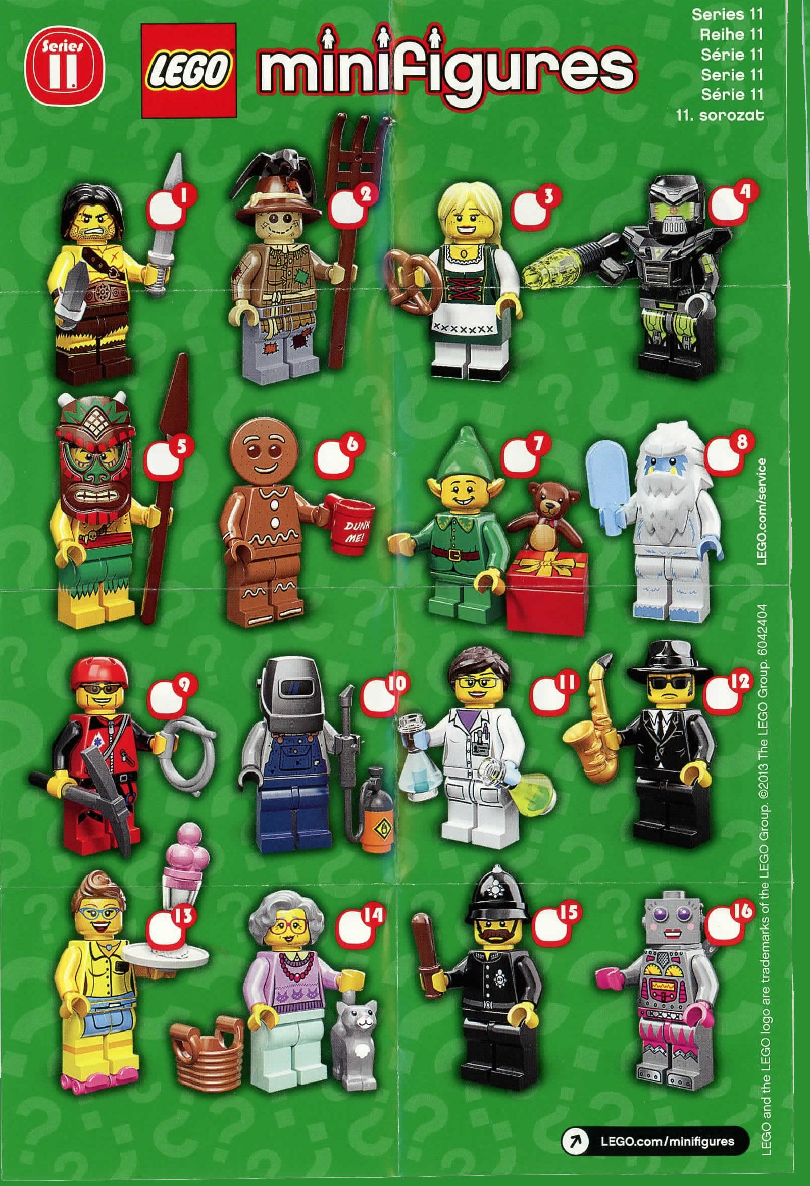 Wallpaper #VLgn2pIBJvJKYCmEXPAr139 Lego Minifigures Series 11 Figures Fully Revealed Photos 71002