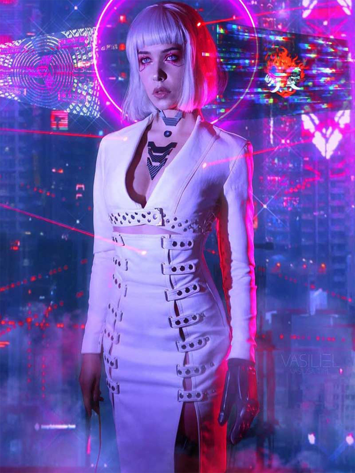 Wallpaper #M0XVjo4B7YBJg1BVMp1i40 Cyberpunk 2077 Night City Neon Coat