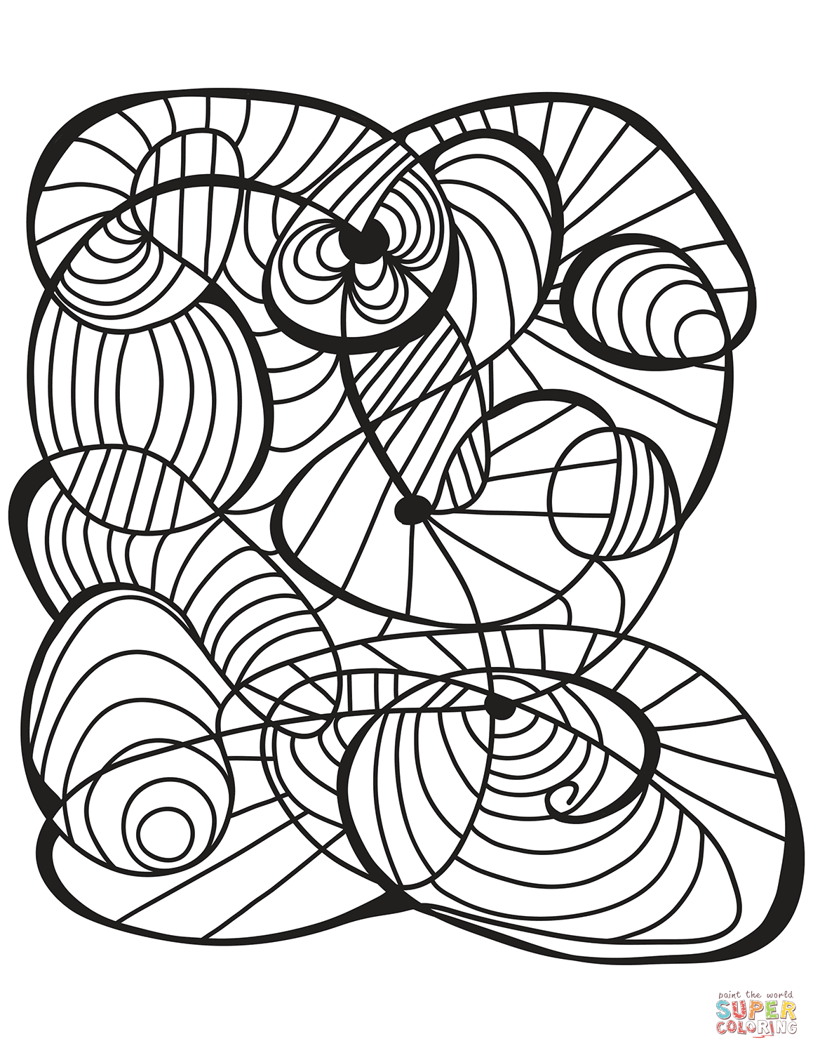 Wallpaper #Qx3gLJMBlOZrFDOkdsyQ15 Abstract Doodle Coloring Page Free Printable Coloring Pages