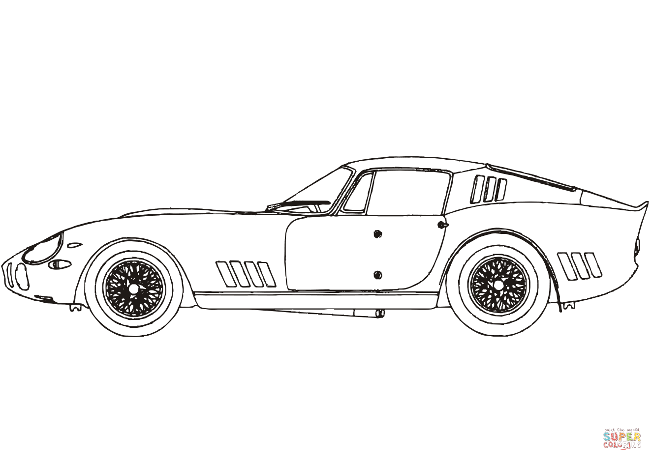 Wallpaper #Zxq3T5MB1yWOL4qgaX_v19 Ferrari 275 Gtb Coloring Page Free Printable Coloring Pages
