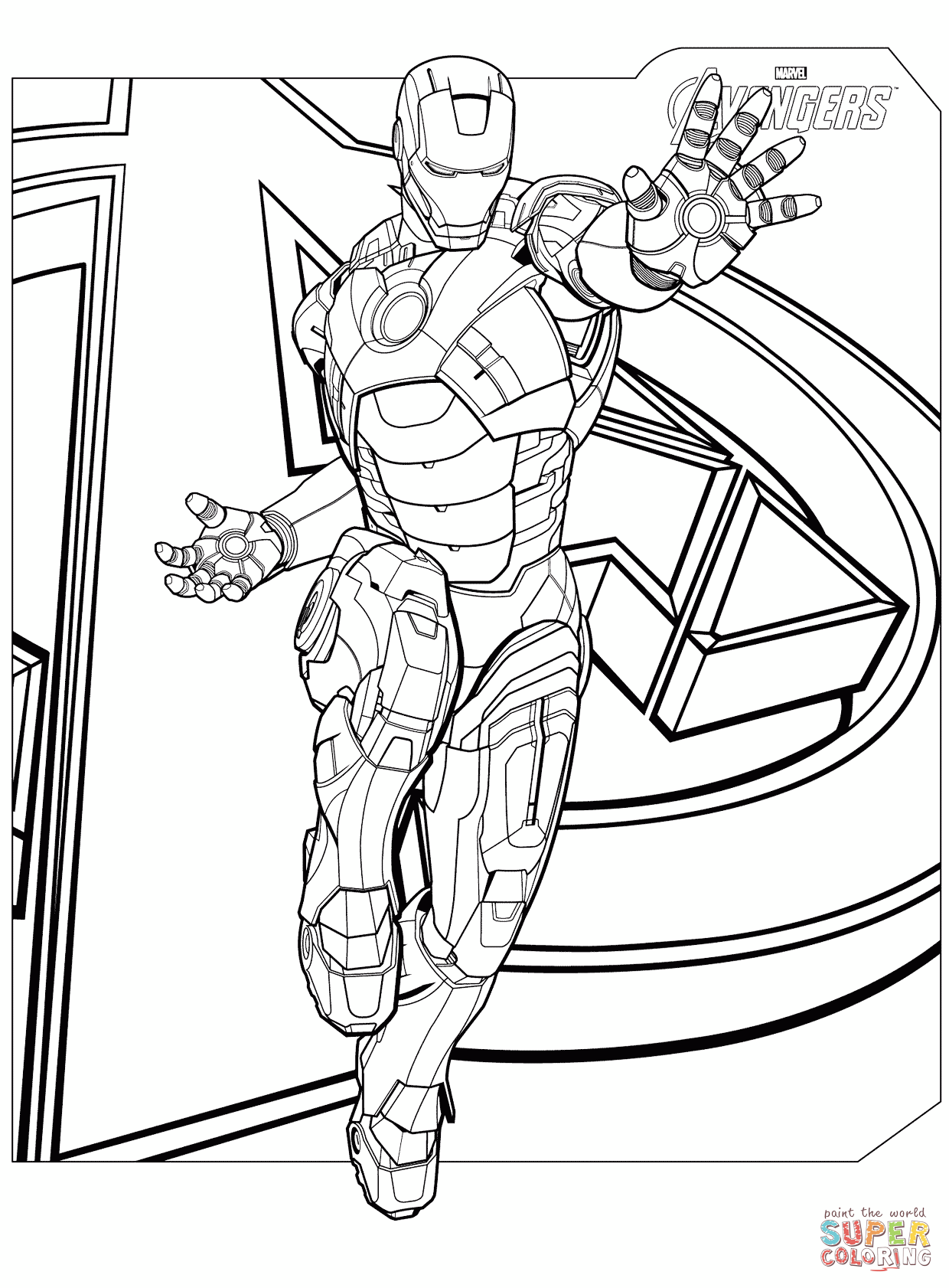 Wallpaper #kjEGNpMB5zzyi_yYplhx18 Avengers Iron Man Coloring Page Free Printable Coloring Pages