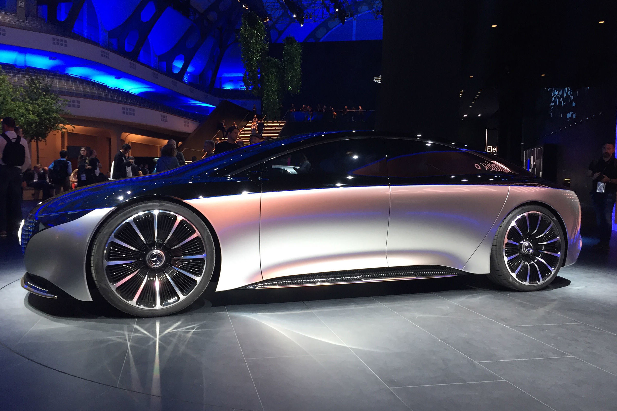 Wallpaper #Wn3Y8I4Bnwiau_P6SQcd7 Mercedes Vision Eqs Luxury Electric Car Concept Unveiled in Frankfurt Evo