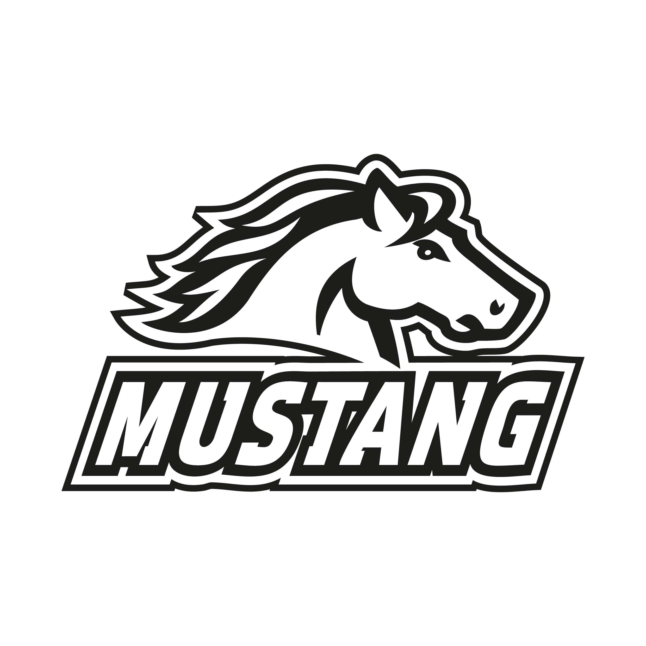 Wallpaper #2e_gTJMBMN-XEVvVrT7C136 Stickers Mustang Logo 3 Autocollant Voiture