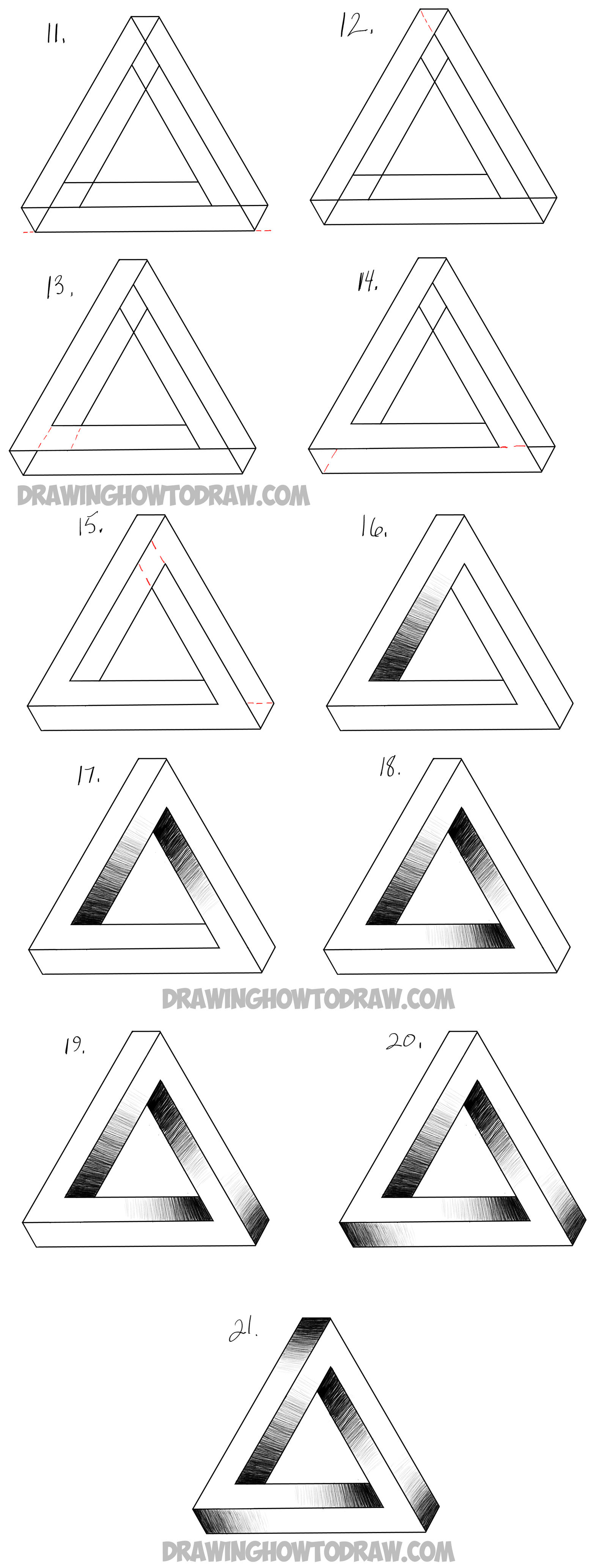 Wallpaper #PmeuAJMBSpphPi3-_adt2 How to Draw an Impossible Triangle Easy Step by Step Drawing Tutorial