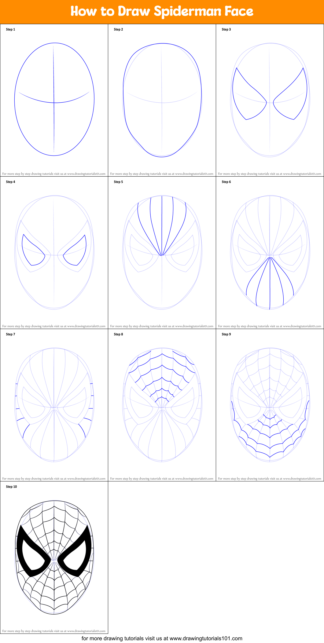 Wallpaper #s6VdOJMBVBiSkHCa3Y3I157 How to Draw Spiderman Face for Kids