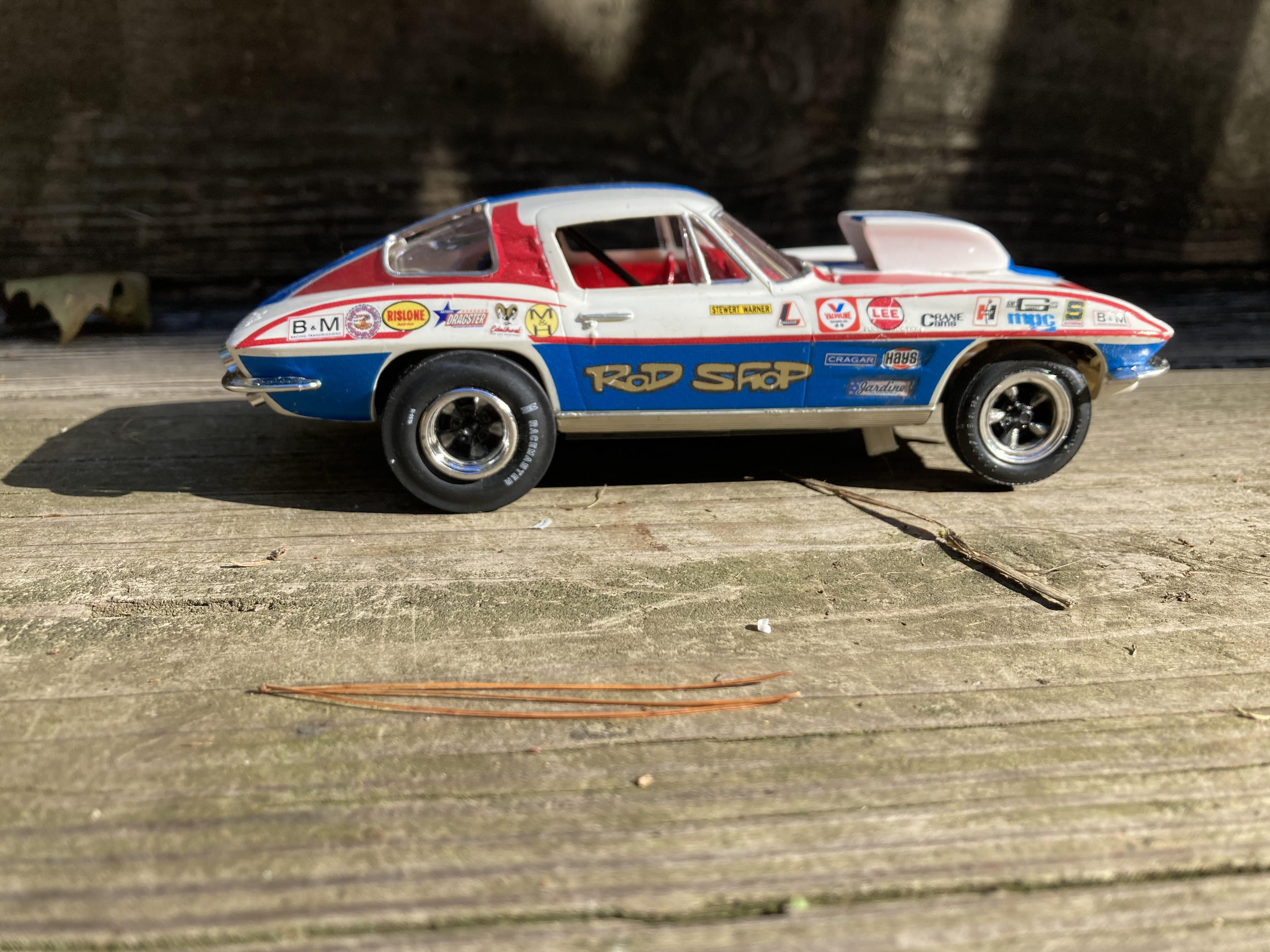 Wallpaper #7WjwFZMBSpphPi3-lwkY230 The Rod Shop 1963 Corvette Drag Racing Model Cars Magazine Forum