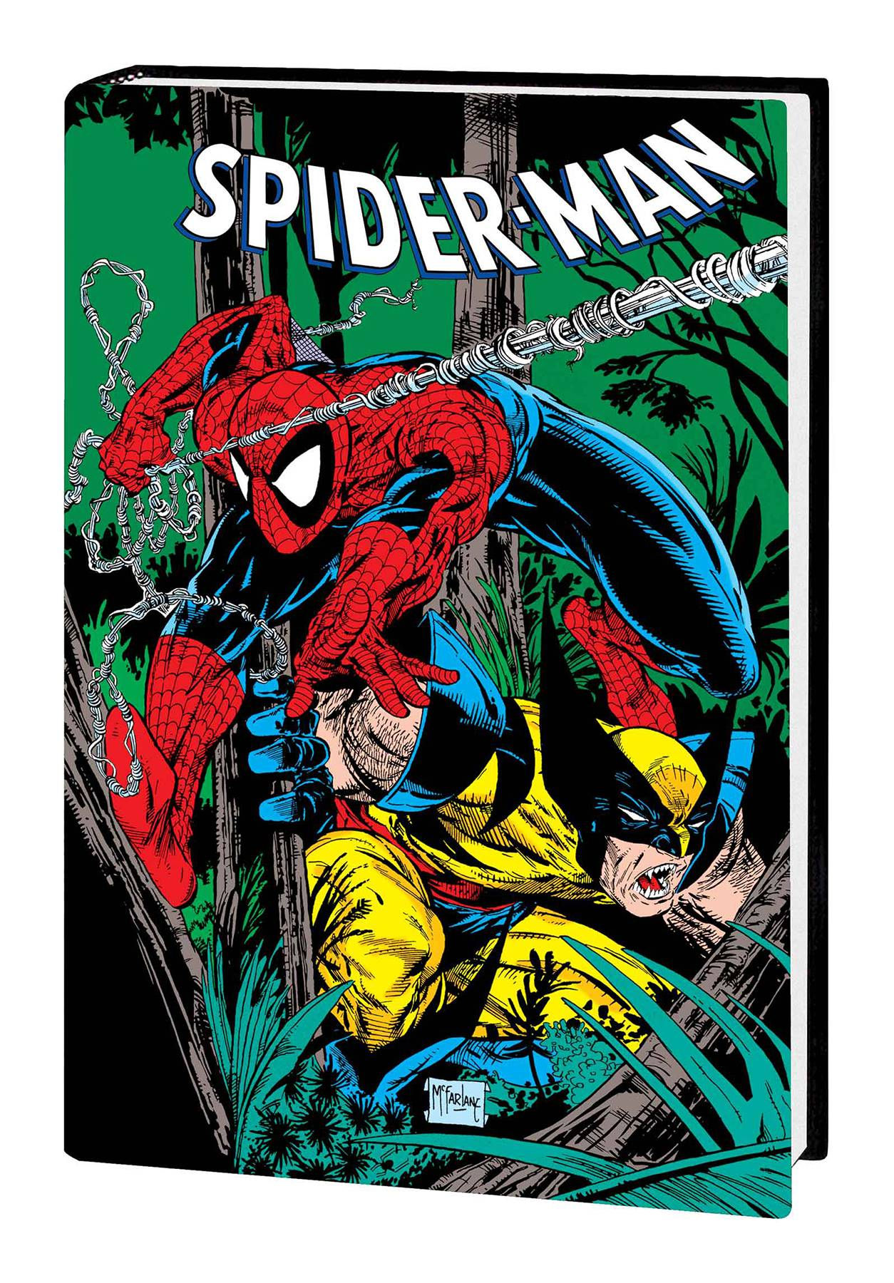 Wallpaper #GkAxMJMBJhL2WPbaVMA638 Spider Man Omnibus by Todd Mcfarlane Wolverine Cover Hardcover the