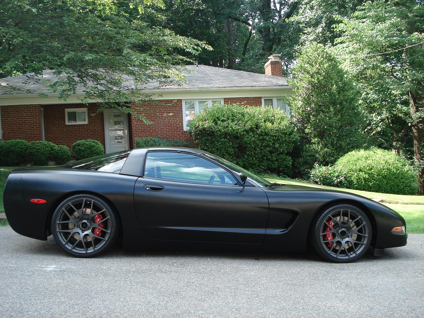 Wallpaper #LVihNJMBzN9vxX34qj16191 Matte Black C5 Project Finally Done Corvetteforum Chevrolet