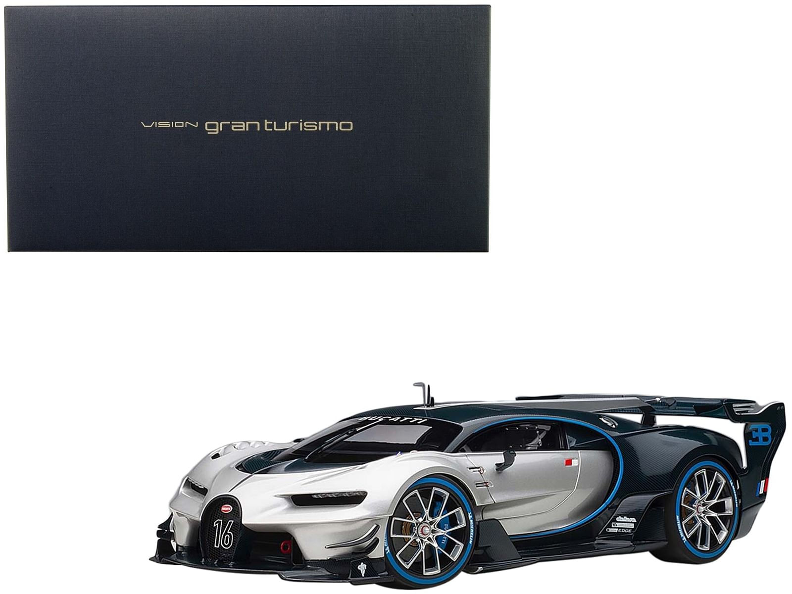 Wallpaper #yAOyZpMBpyOg8YnEJNvg91 Bugatti Vision Gran Turismo 16 Argent Silver Blue Carbon F