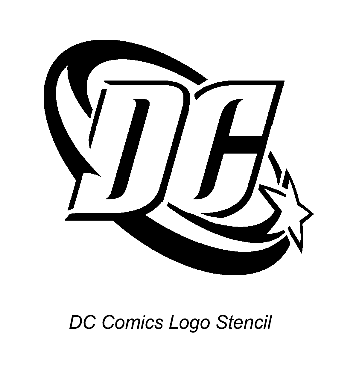 Wallpaper #vB0hLpMBlOZrFDOkktJf24 Black and White DC Comics Logo Logodix