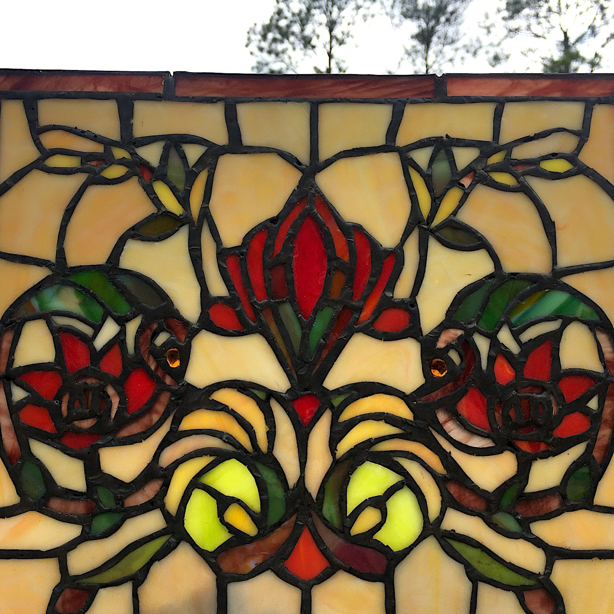 Wallpaper #5be1b Diy Stained Glass on Old Window Pane with Design Masters Tint It