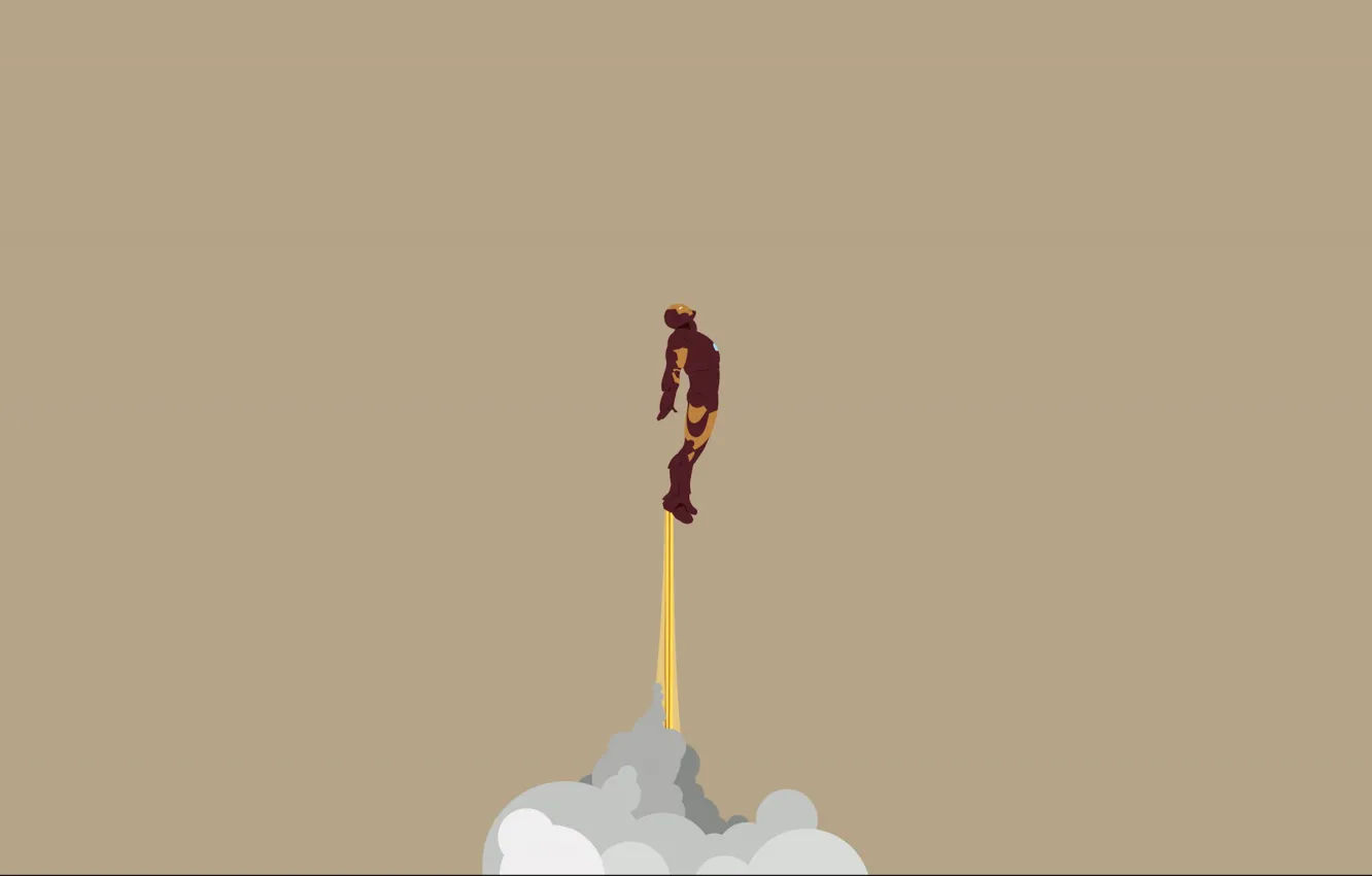Wallpaper #SSx7SZMB0E1QgA7waPMx245 Wallpaper Flight Robot Hero Minimalism Iron Man Minimal Tony