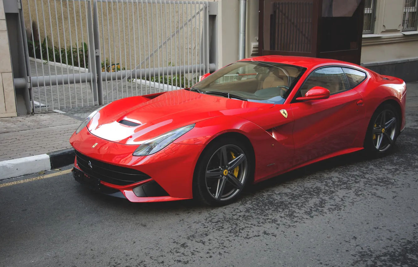 Wallpaper #DEWQlY4B7YBJg1BV3KBL55 Oboi Ferrari Red Berlinetta F12 Kartinki Na Rabocii Stol Razdel