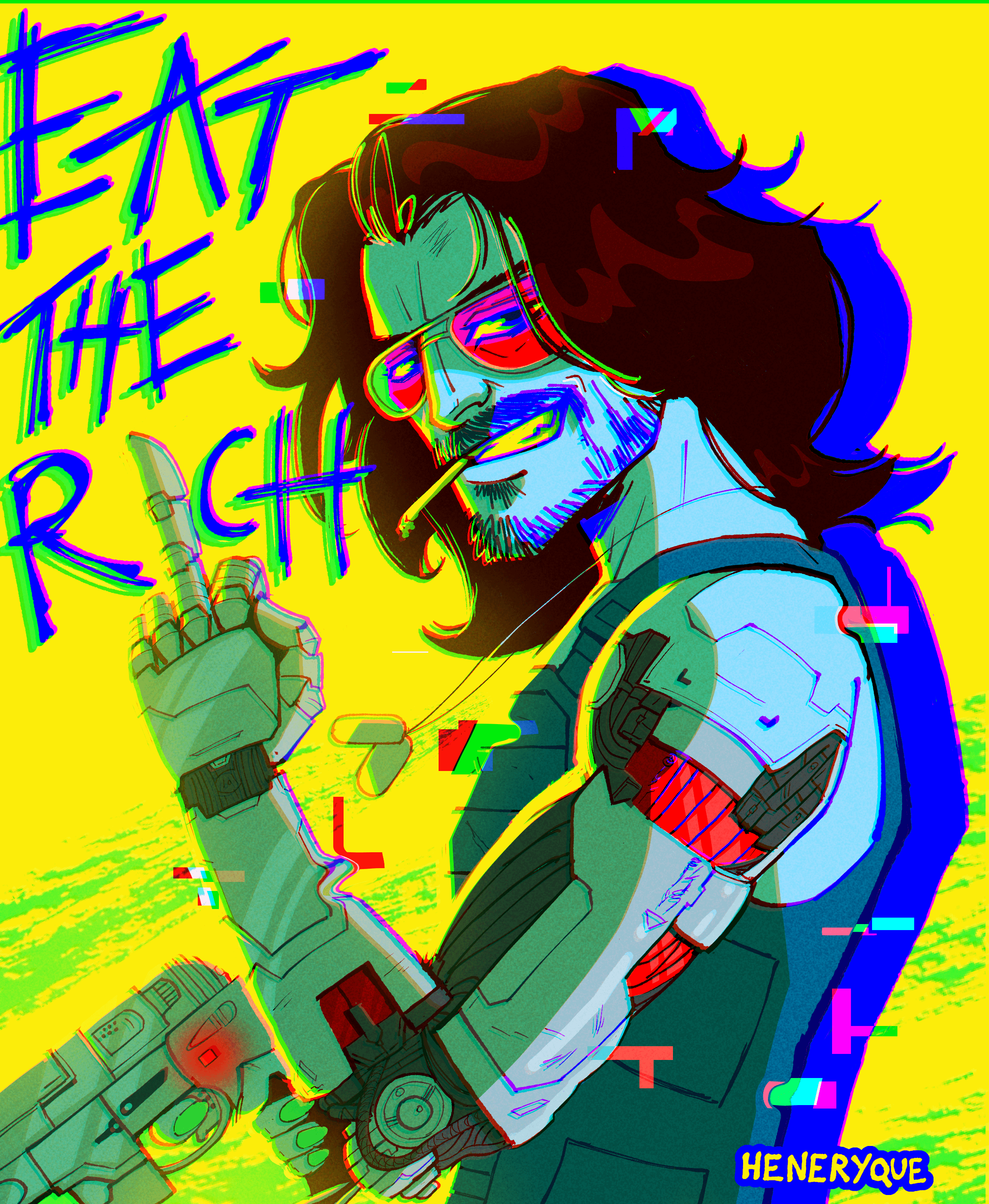 Wallpaper #mW29apcBycdYOYFTrXH299 Cyberpunk 2077 Johnny Silverhand Fanart by Me Fpshub
