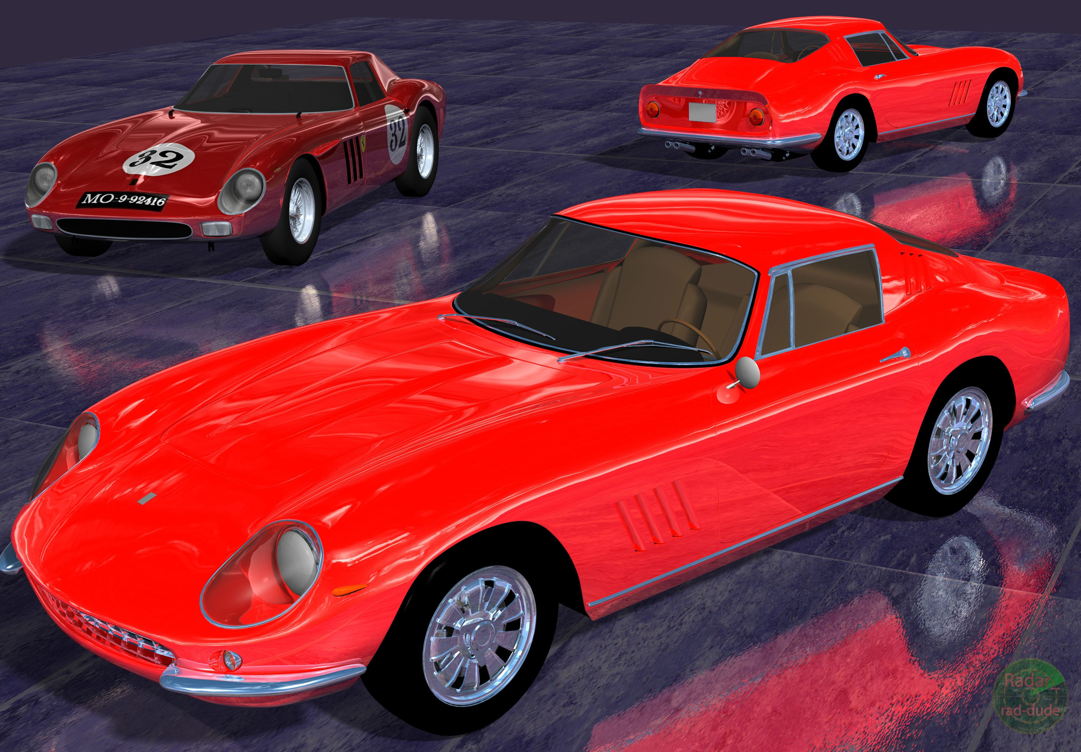 Wallpaper #-2fc-5IBSpphPi3-dpWf49 5037 Free Ferrari Model from Sketchfab by Radar Rad Dude