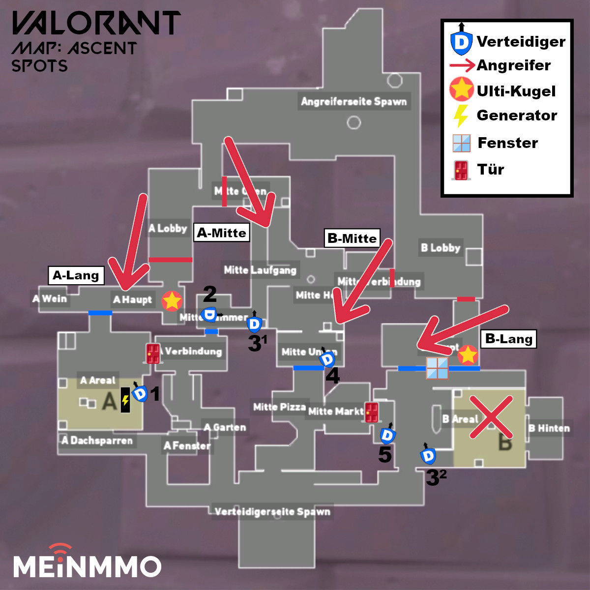 Wallpaper #-xnPBY8BtGB6xQ784lLt13 Valorant Map Guide Ascent Alle Callouts Und Einstiegs Taktik