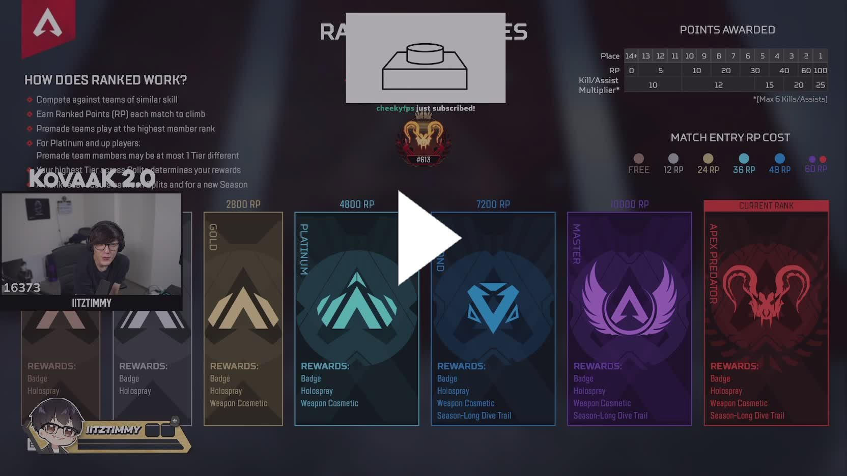 Wallpaper #r0DaL5MBJhL2WPba574_237 Twitch Streamer Wechselt in Apex Legends Von Bronze Zu Predator