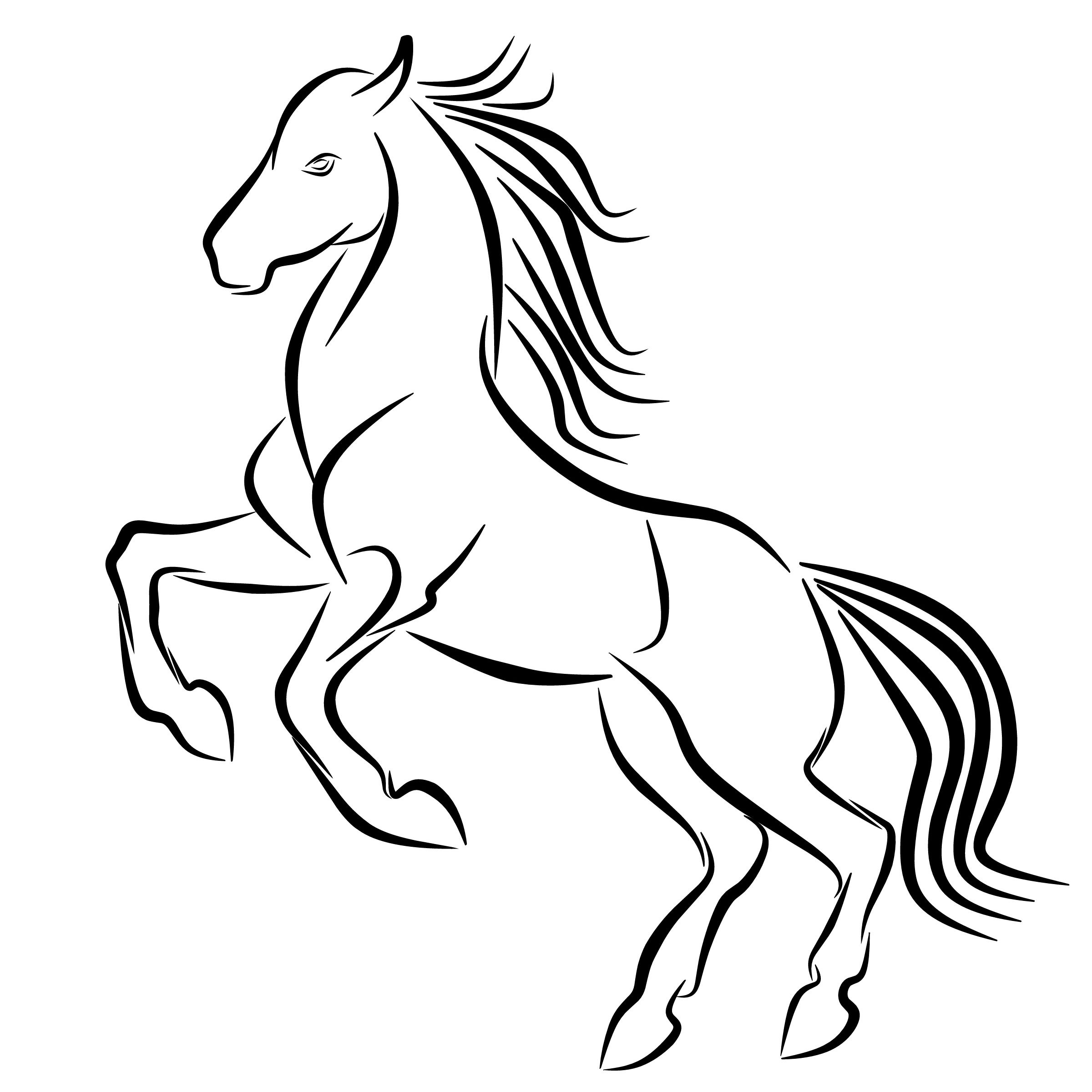 Wallpaper #Mn1i8I4Bnwiau_P63Abi49 How to Draw a Mustang Horse Head Easy Drawing Horses at Getdrawings