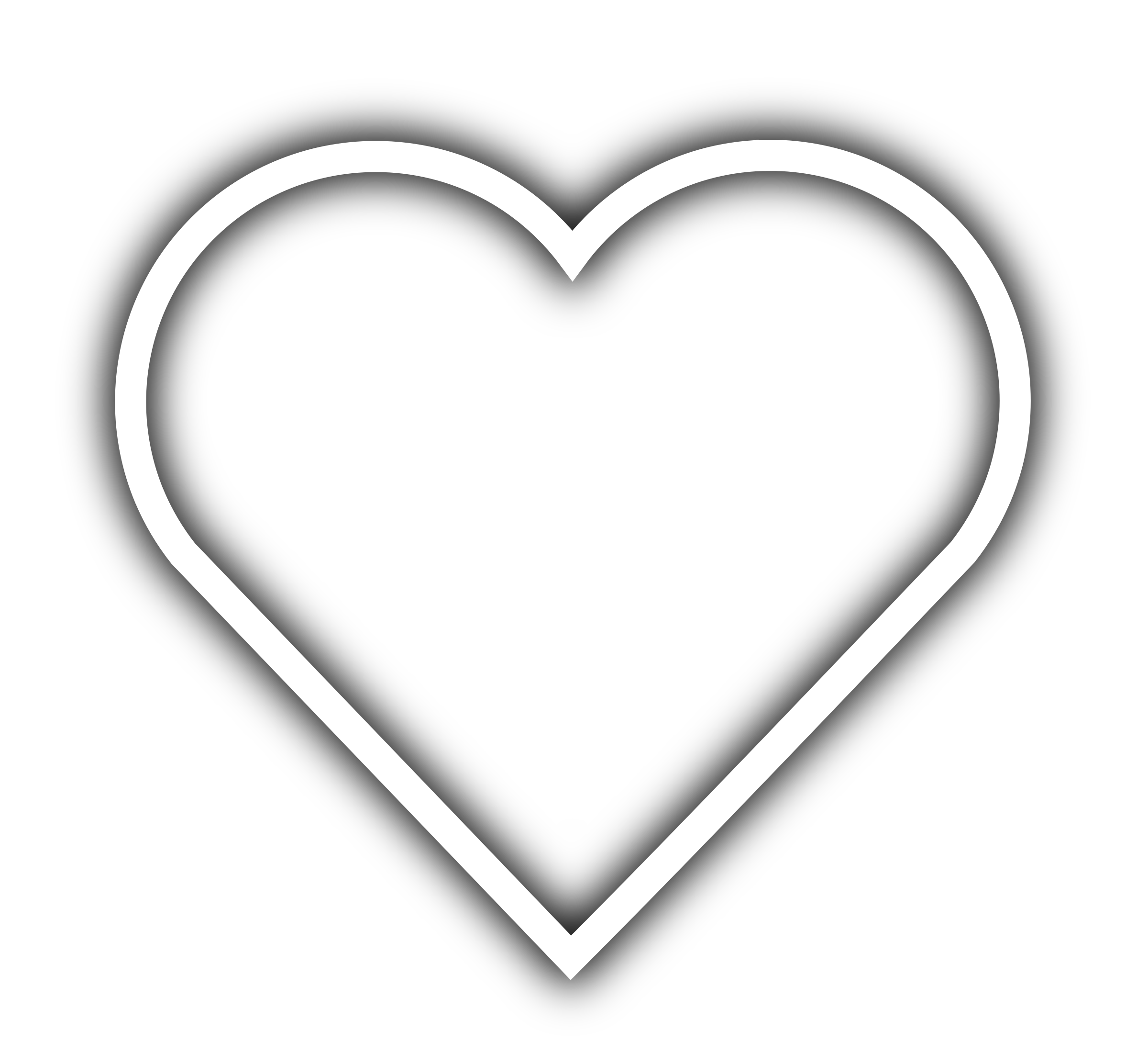 Wallpaper #12eRAJMBSpphPi3-GKYv268 Simple Heart Outline Free Download on Clipartmag