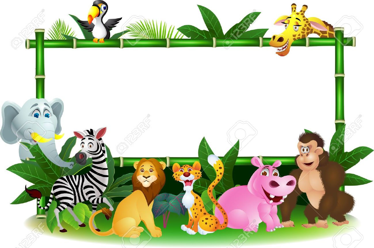 Wallpaper #03c4b Happy Jungle Safari Birthday Our Amhiraya Studio