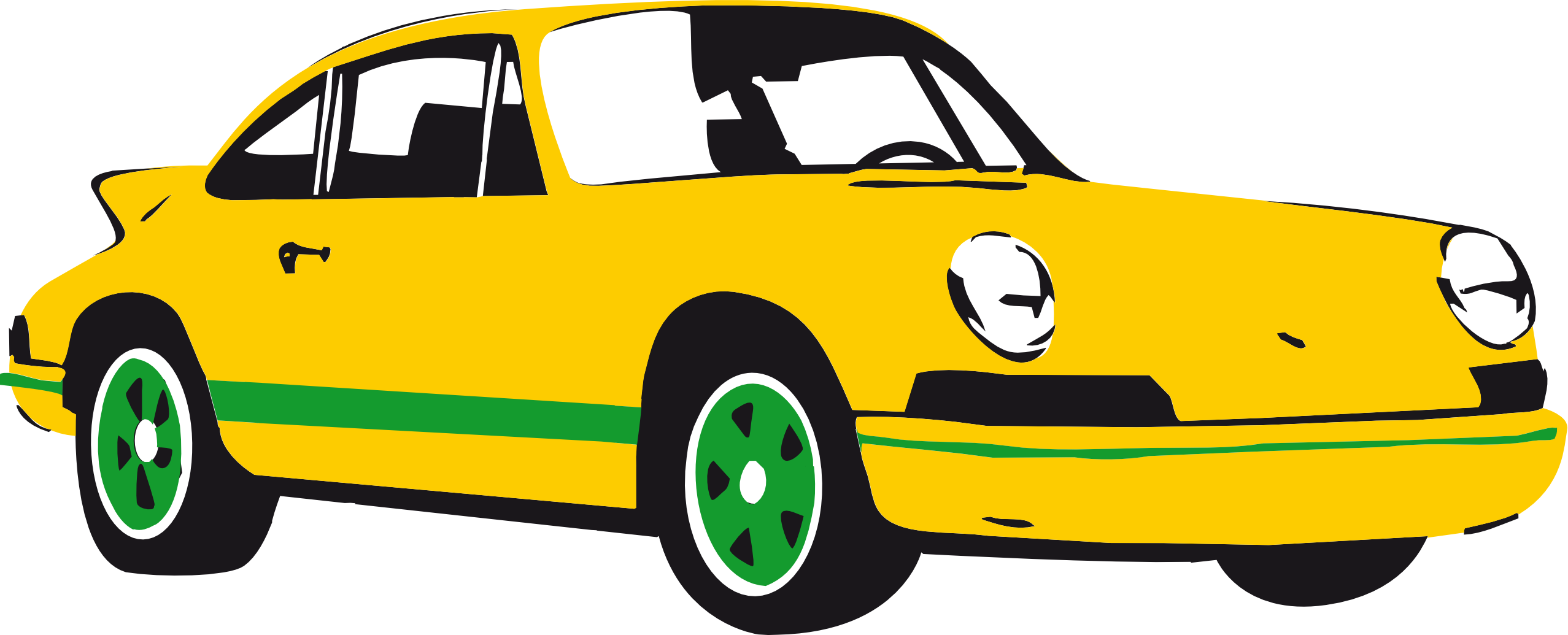 Wallpaper #60421 Yellow Mini Car Cartoon Vector Illustration 1910070 Vector Art at Vecteezy