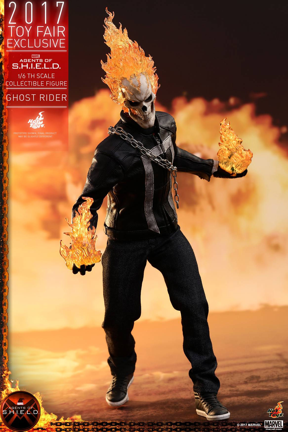 Wallpaper #8fQZOpMBKFX8bn3rGXdZ387 Agents of Shield Ghost Rider 16 Scale Figure by Hot Toys the