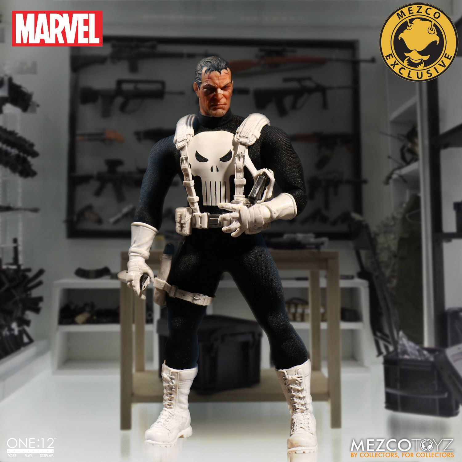 Wallpaper #KEC6L5MBJhL2WPbaNL4t286 Classic Punisher One12 Collective by Mezco the Toyark News