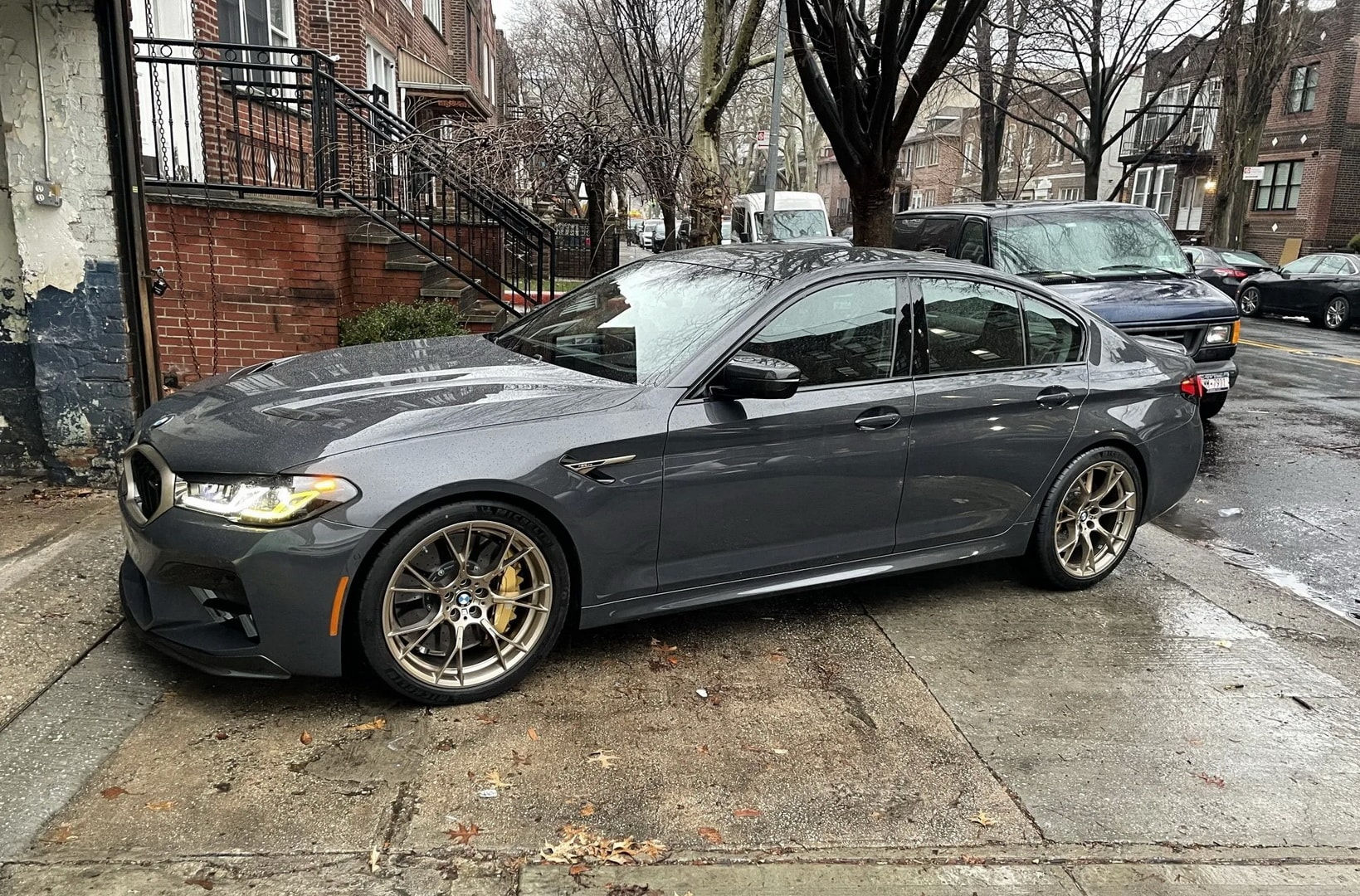 Wallpaper #Fmj5IJMBSpphPi3-qi-d185 This 2022 BMW M5 Cs in Brands Hatch Gray Metallic is Currently a