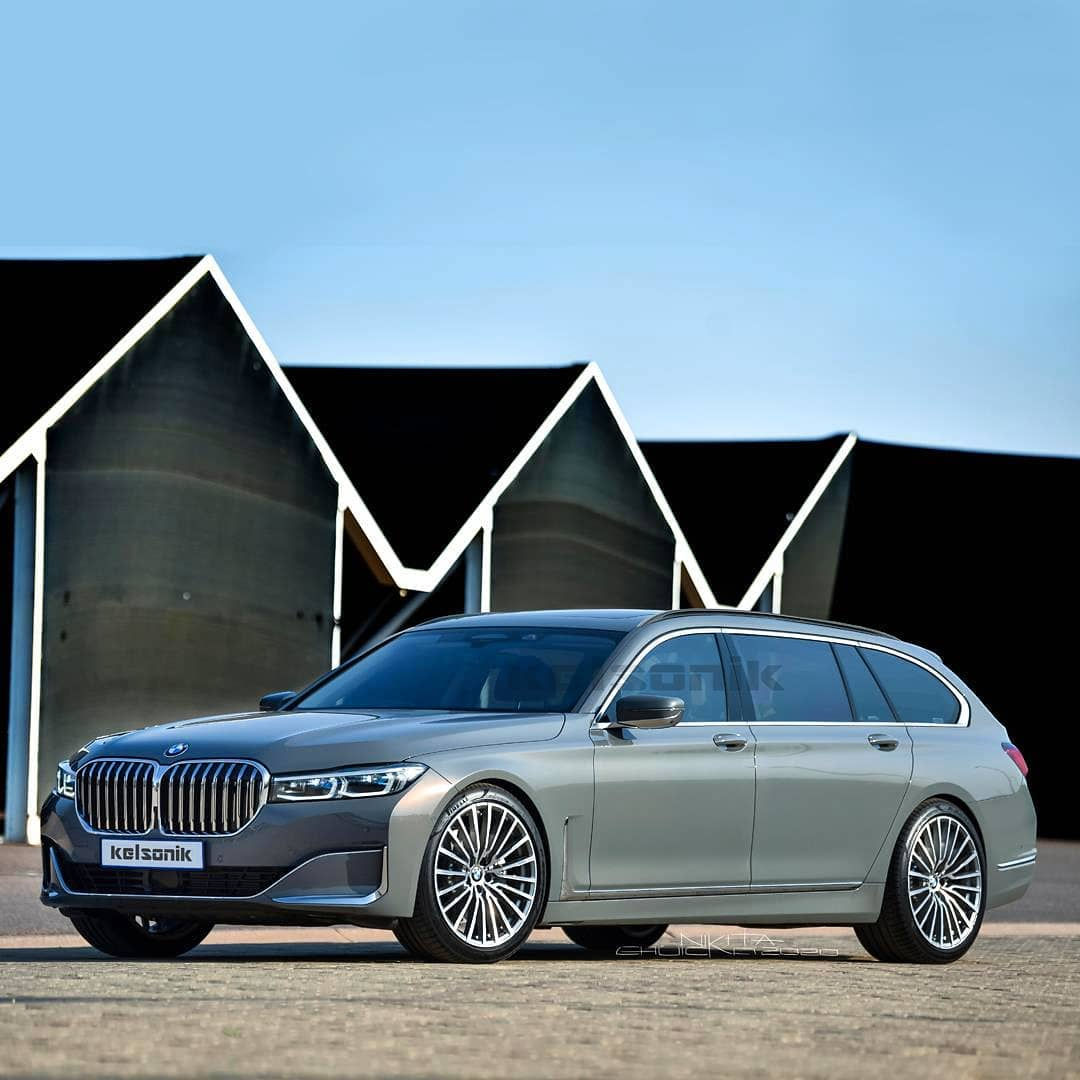 Wallpaper #HhmgGI8BtGB6xQ78TXKn3 BMW 7 Series Touring Rendering is What Happens When You Flatten an X7