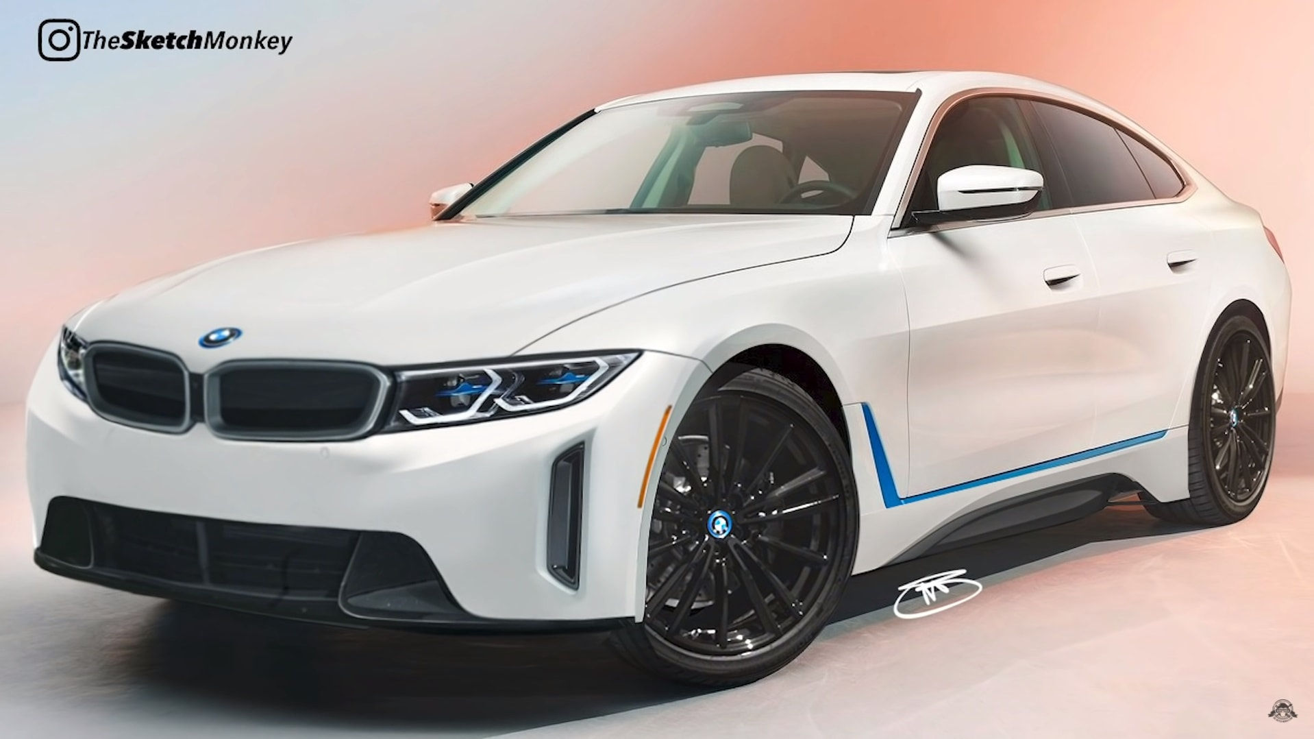 Wallpaper #NPBQfJcBi4JM6agG9B4l18 BMW I4 Gets i8 Face Swap Proving Great Design Requires Wholesome