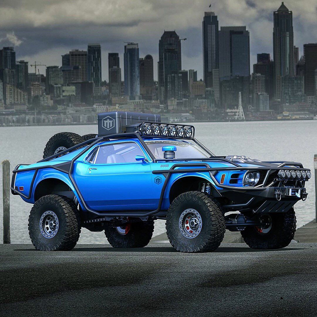 Wallpaper #9UVFk44B7YBJg1BV6p5s15 Lifted 1970 Ford Mustang Boss 302 Concept Has an Exoskeleton for Days