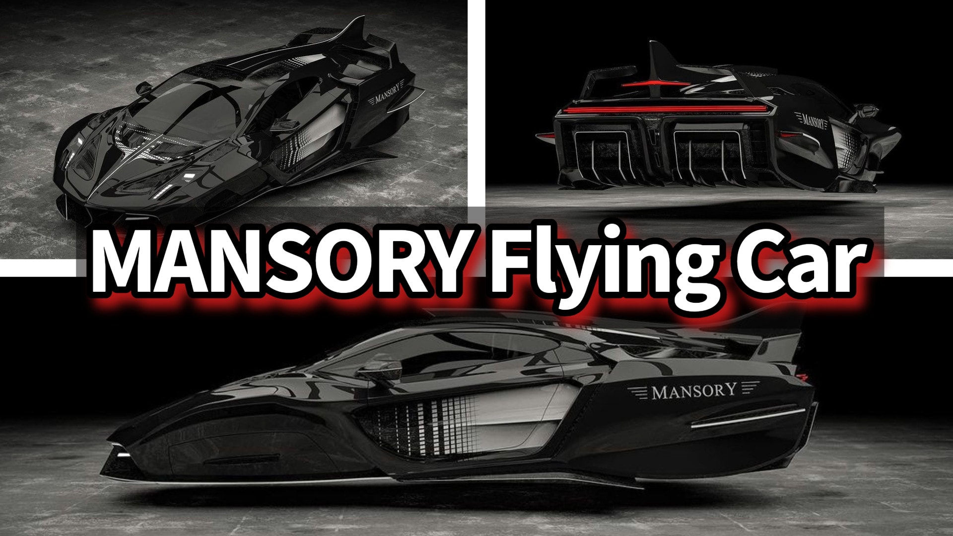 Wallpaper #te9ES5MBMN-XEVvV6Dor90 Mansory Digitally Steps into the Flying Car Future and Its One Flashy
