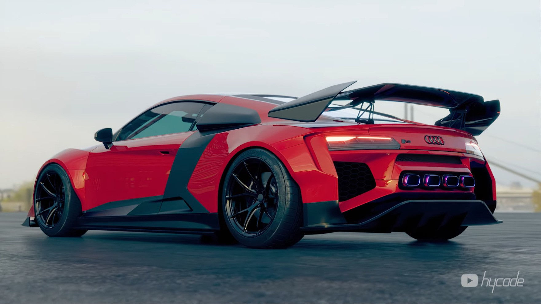 Wallpaper #YaU4OJMBVBiSkHCah42T231 Audi R8 Black Series is an Epic Widebody Rendering That Challenges