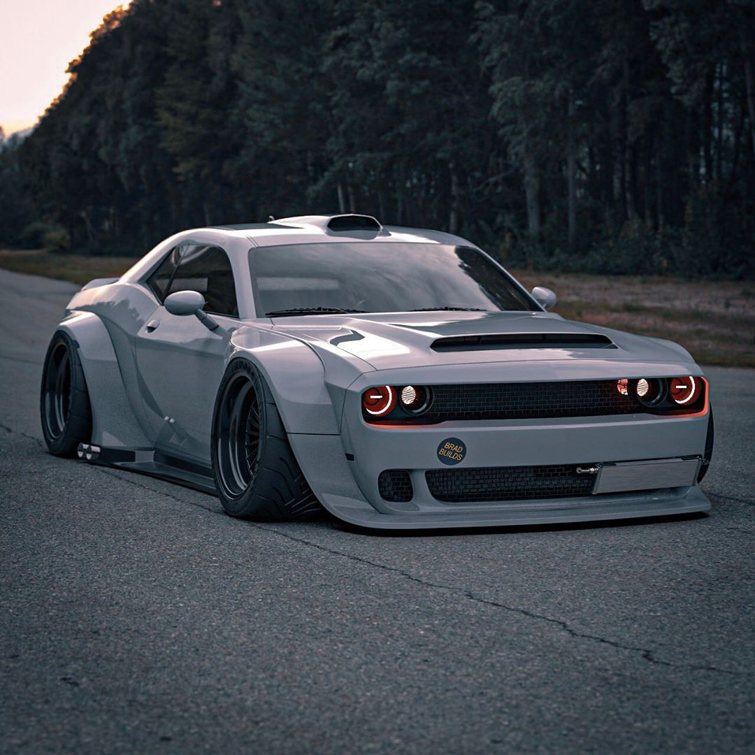 Wallpaper #f0Xzlo4B7YBJg1BVSaDA35 Ultra Widebody Dodge Challenger Looks Like an Awesome Rally Car