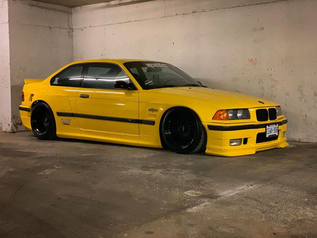Wallpaper #sRl5B48BtGB6xQ78tVbd27 Pandem E36 BMW M3 Looks Perfect in Yellow Autoevolution