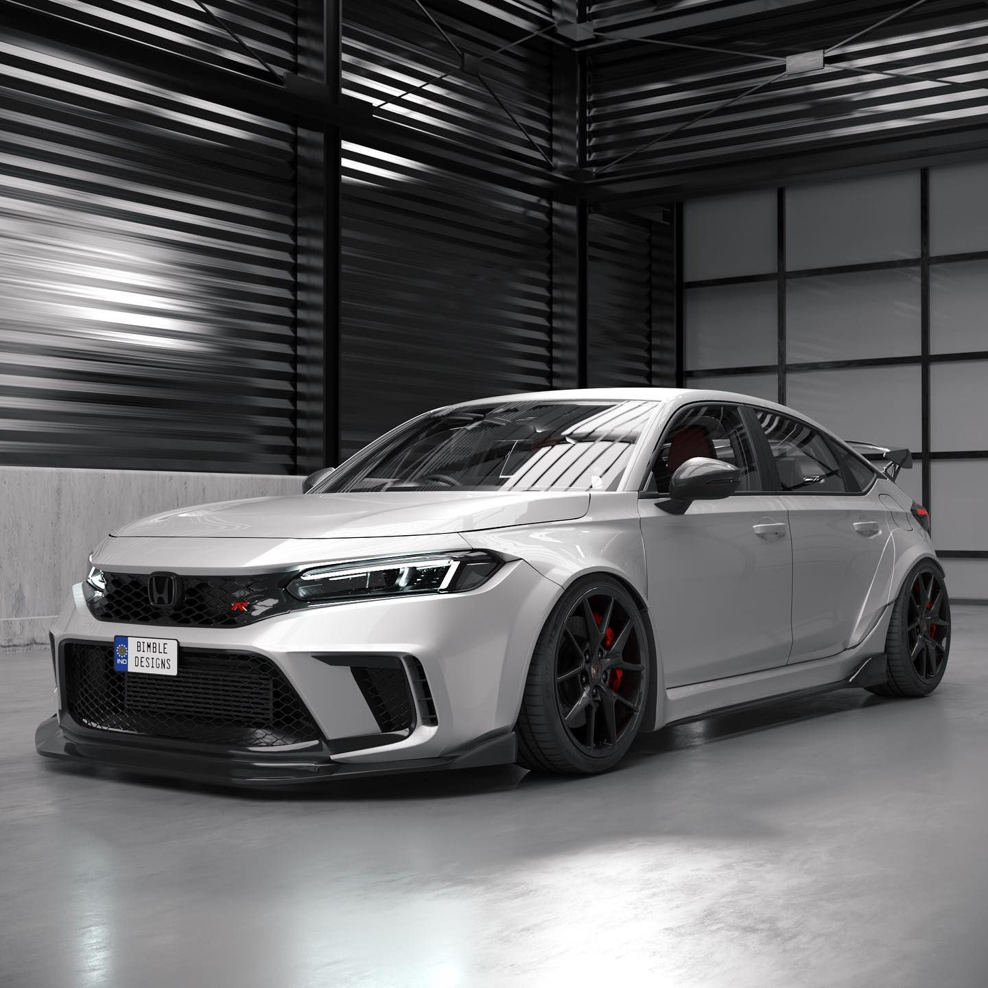 Wallpaper #3IfwMZMBPAdmKxa2qWKh38 2023 Honda Civic Type R is Already Getting a Virtual Facelift Widebody
