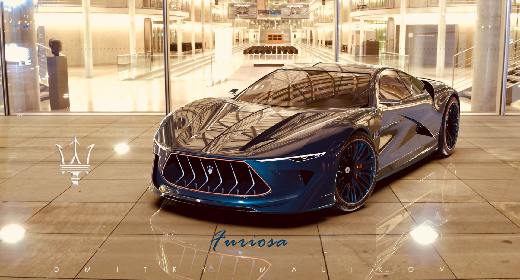 Wallpaper #QWd37pIBSpphPi3-ql0r188 Maserati Furiosa Design Study Looks Like a More Aggresive Granturismo