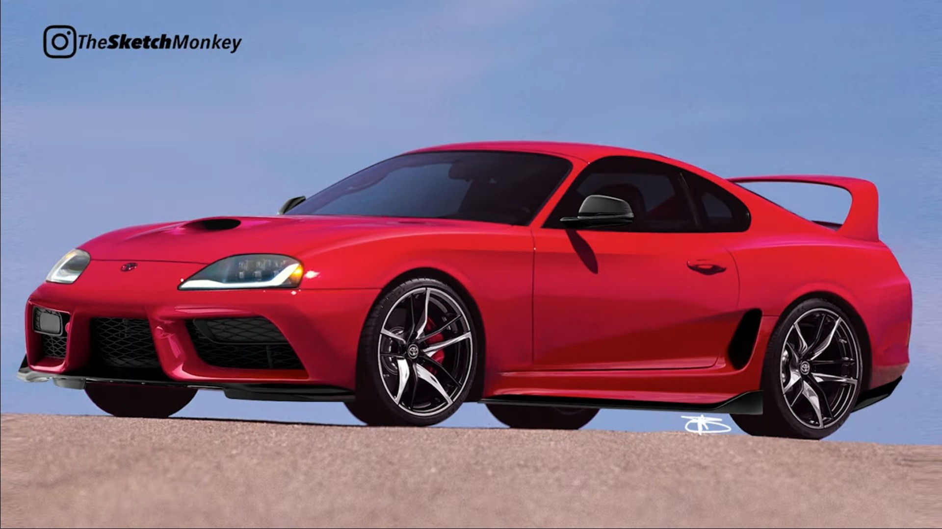 Wallpaper #Y1bve5cBsd6xcFiETt1E57 Mk Iv Toyota Supra Rendering Flaunts Mk V Styling Cues Doesnt Look