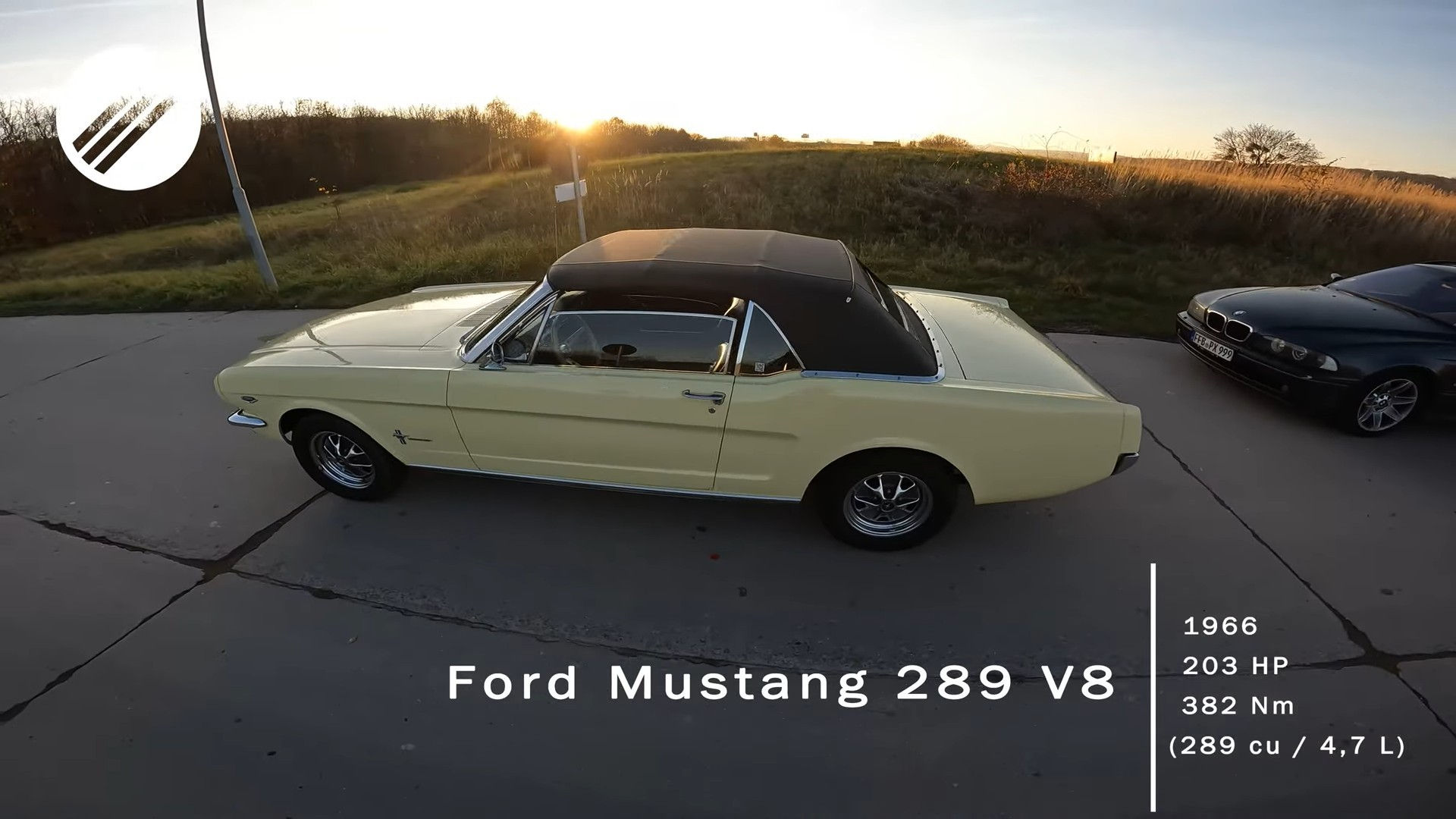 Wallpaper #uGfE7ZIBSpphPi3-LVlD150 1966 Ford Mustang 289ci V8 on Sunsetting Autobahn is a Sublime Top
