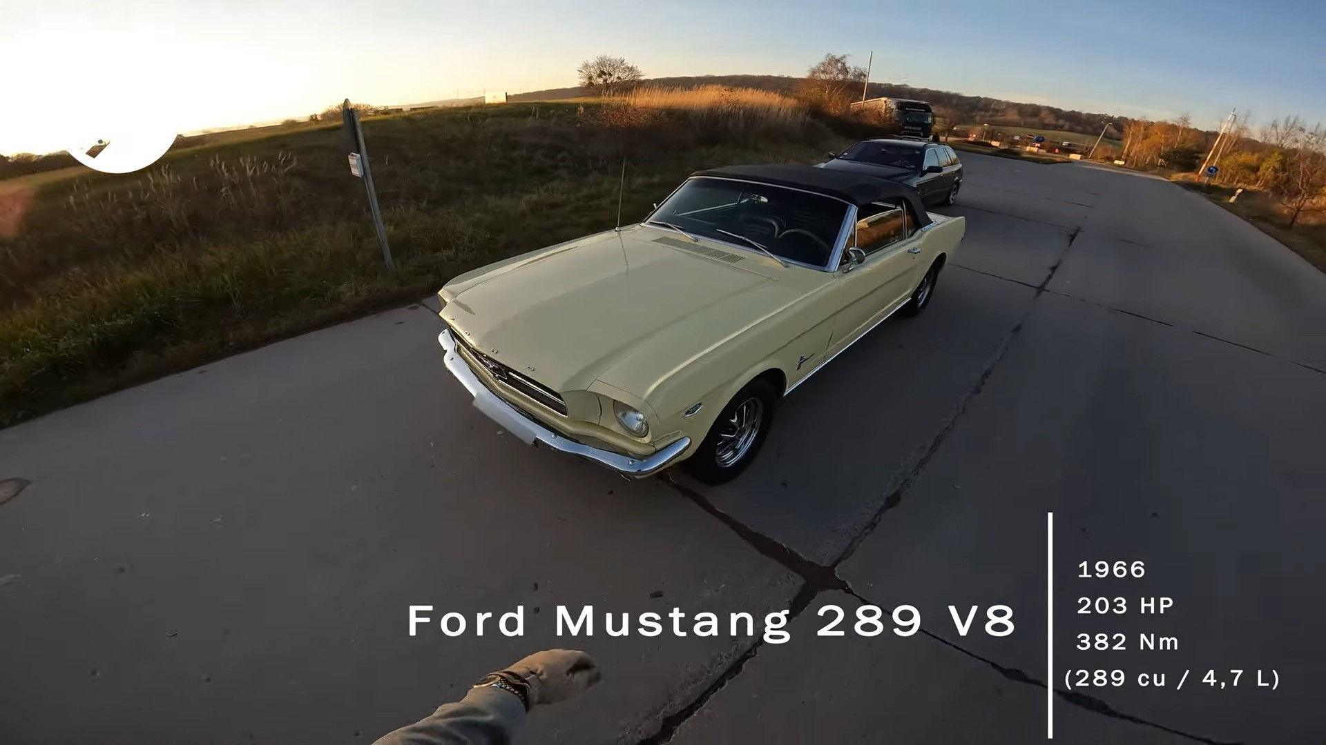 Wallpaper #uGfE7ZIBSpphPi3-LVlD230 1966 Ford Mustang 289ci V8 on Sunsetting Autobahn is a Sublime Top