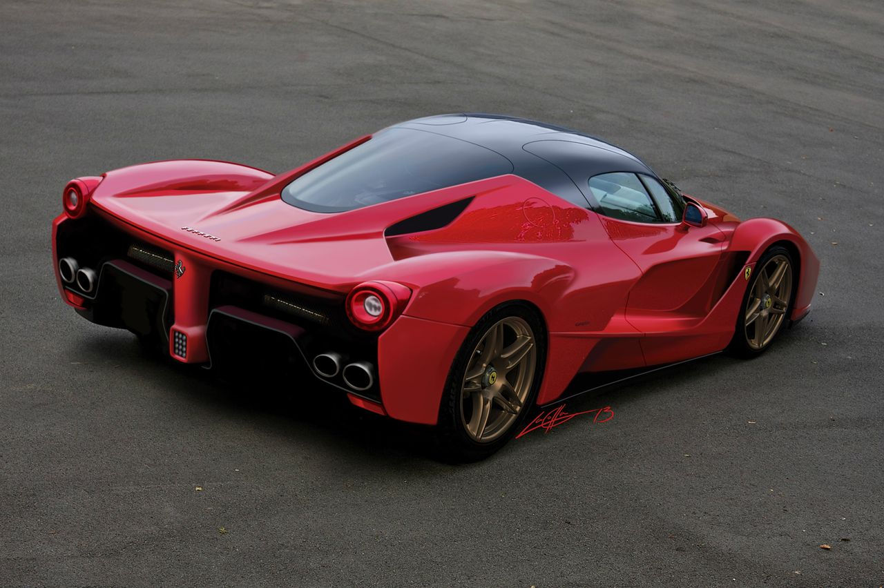 Wallpaper #jX2B8I4Bnwiau_P6HAZM47 New Ferrari Enzo Successor Rendering Autoevolution