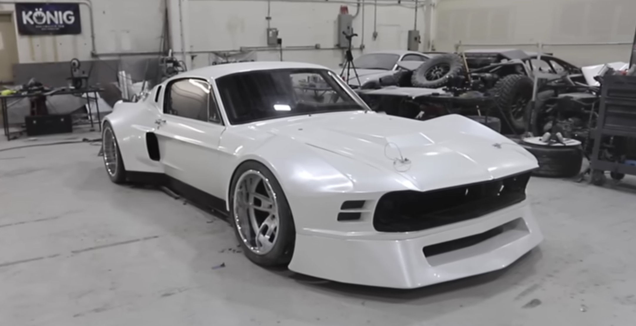 Wallpaper #oP9sZ5MB3lSXT3zUp-Im20 This Mid Engine 67 Ford Mustang with a Crazy Body Kit is a 2022 Sema
