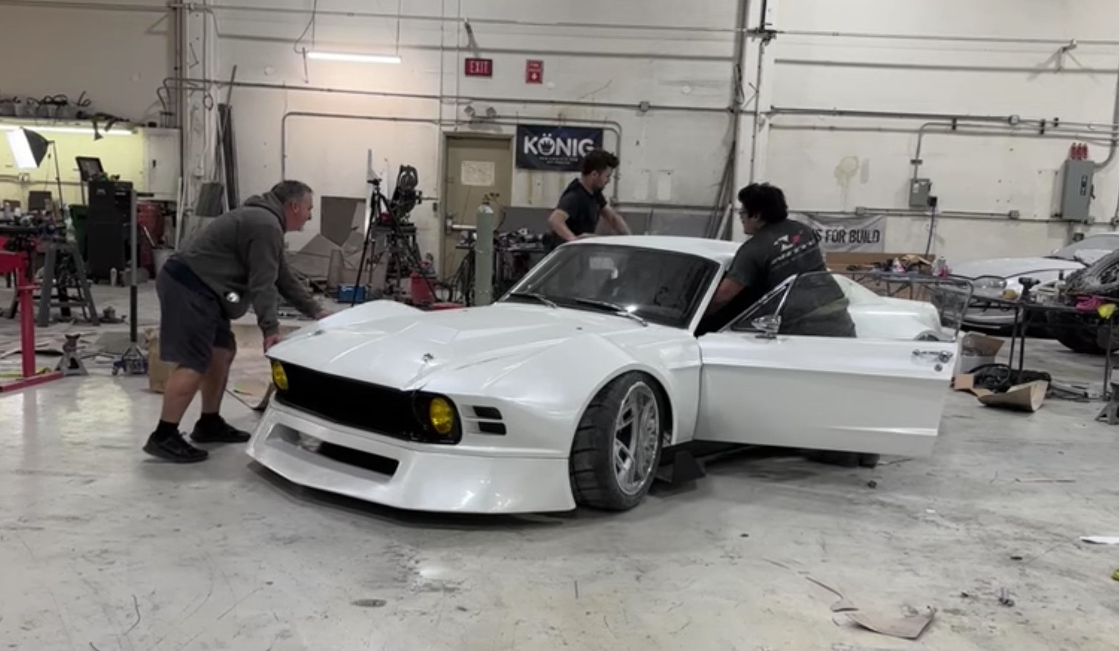 Wallpaper #oP9sZ5MB3lSXT3zUp-Im113 This Mid Engine 67 Ford Mustang with a Crazy Body Kit is a 2022 Sema