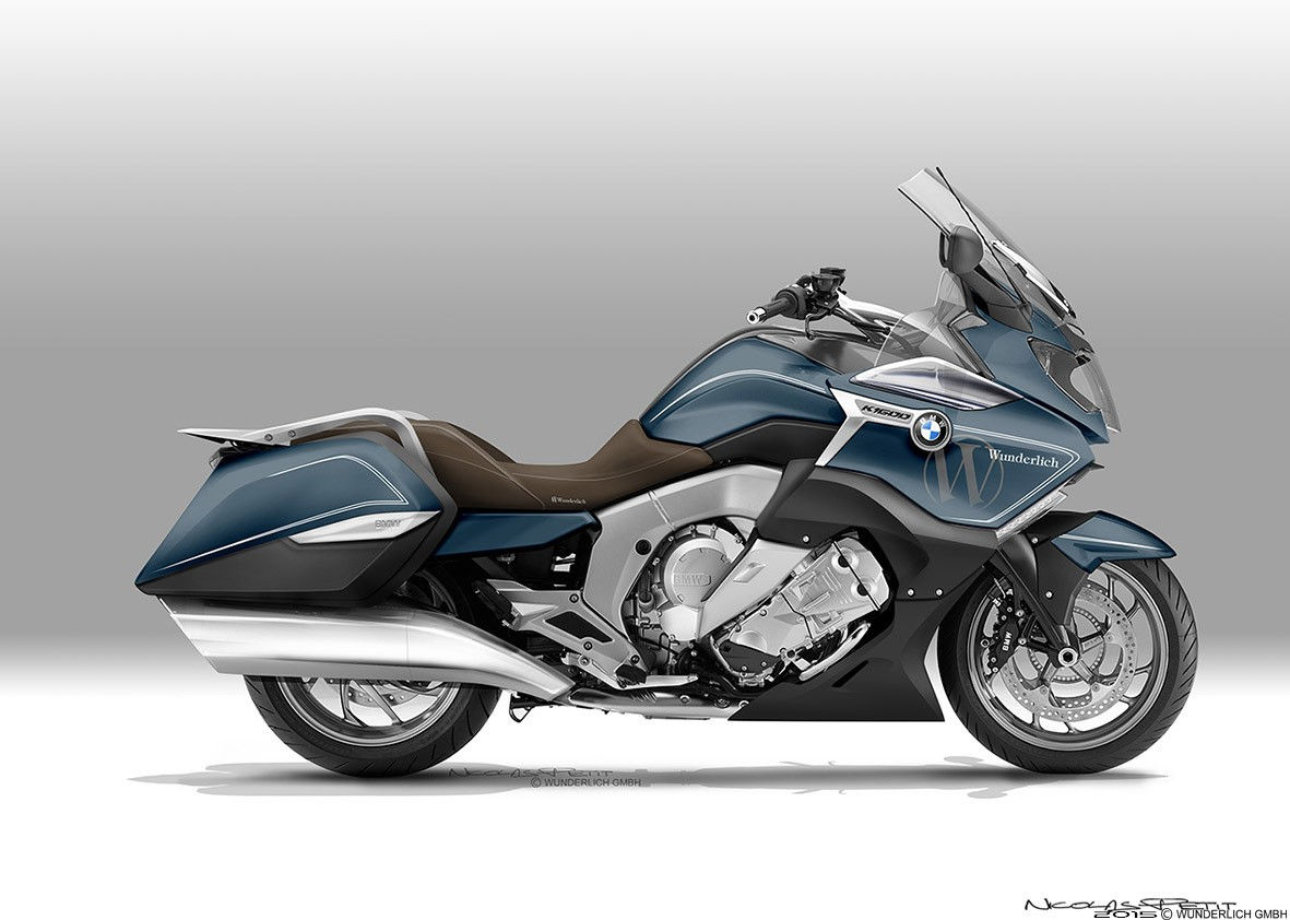 Wallpaper #8meXAJMBSpphPi3-6qal177 K1600gtl Bagger by Nicolas Petit is a Dream BMW Autoevolution