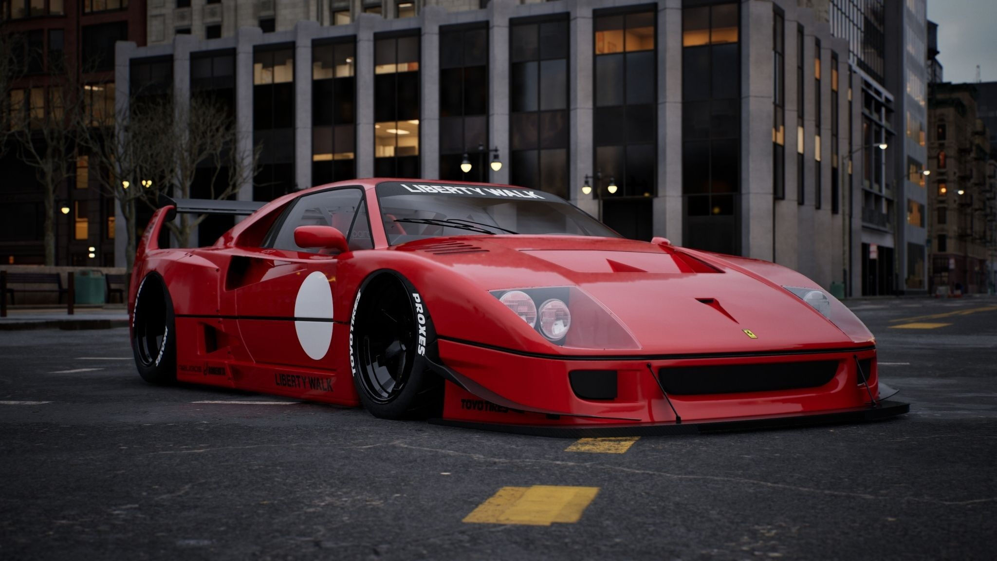 Wallpaper #Z5kLP5MBUcASHT6npsuA95 Liberty Walks Ferrari F40 is in Spitting Distance of the 2023 Tokyo