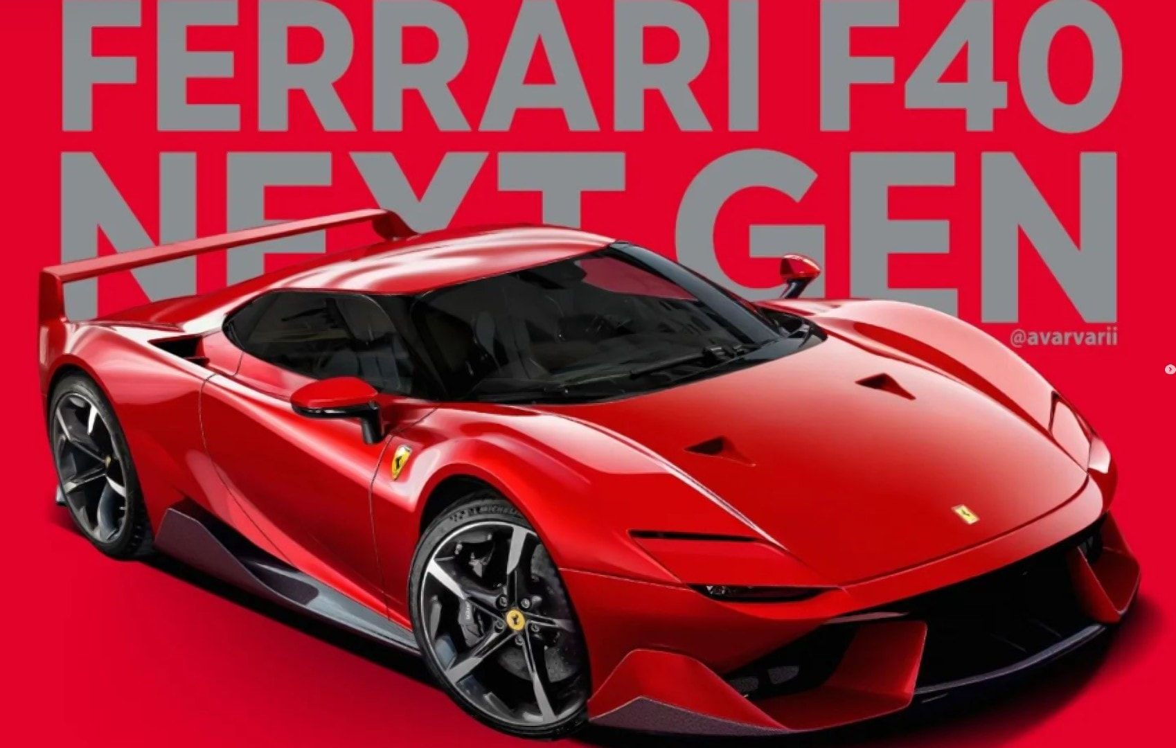 Wallpaper #Q7nI3pIBJvJKYCmEKgfX296 Ferrari Brings Back the F40 for the Modern Age Albeit Only Across