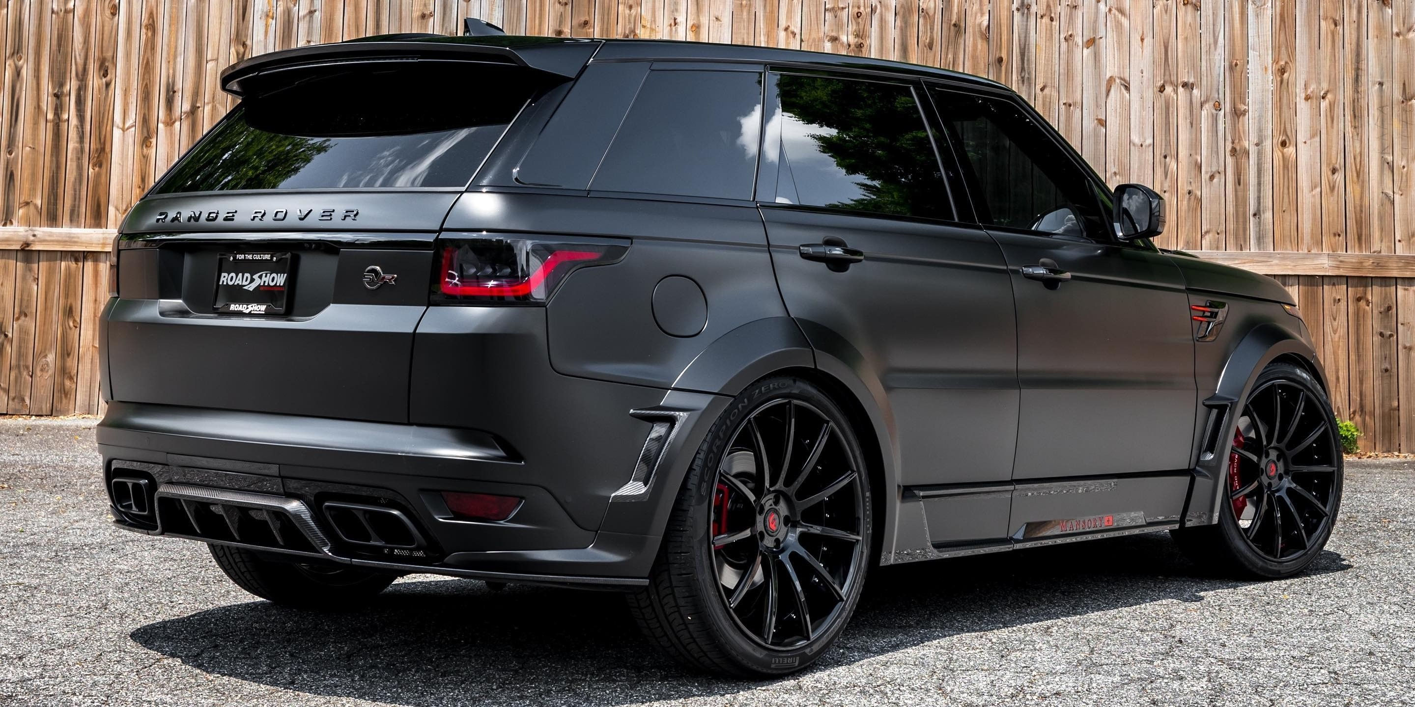 Wallpaper #8zXYlJcBk_lpvpal-5fD75 625 Hp Satin Black Range Rover Sport SVR Rides Murdered Out Mansory